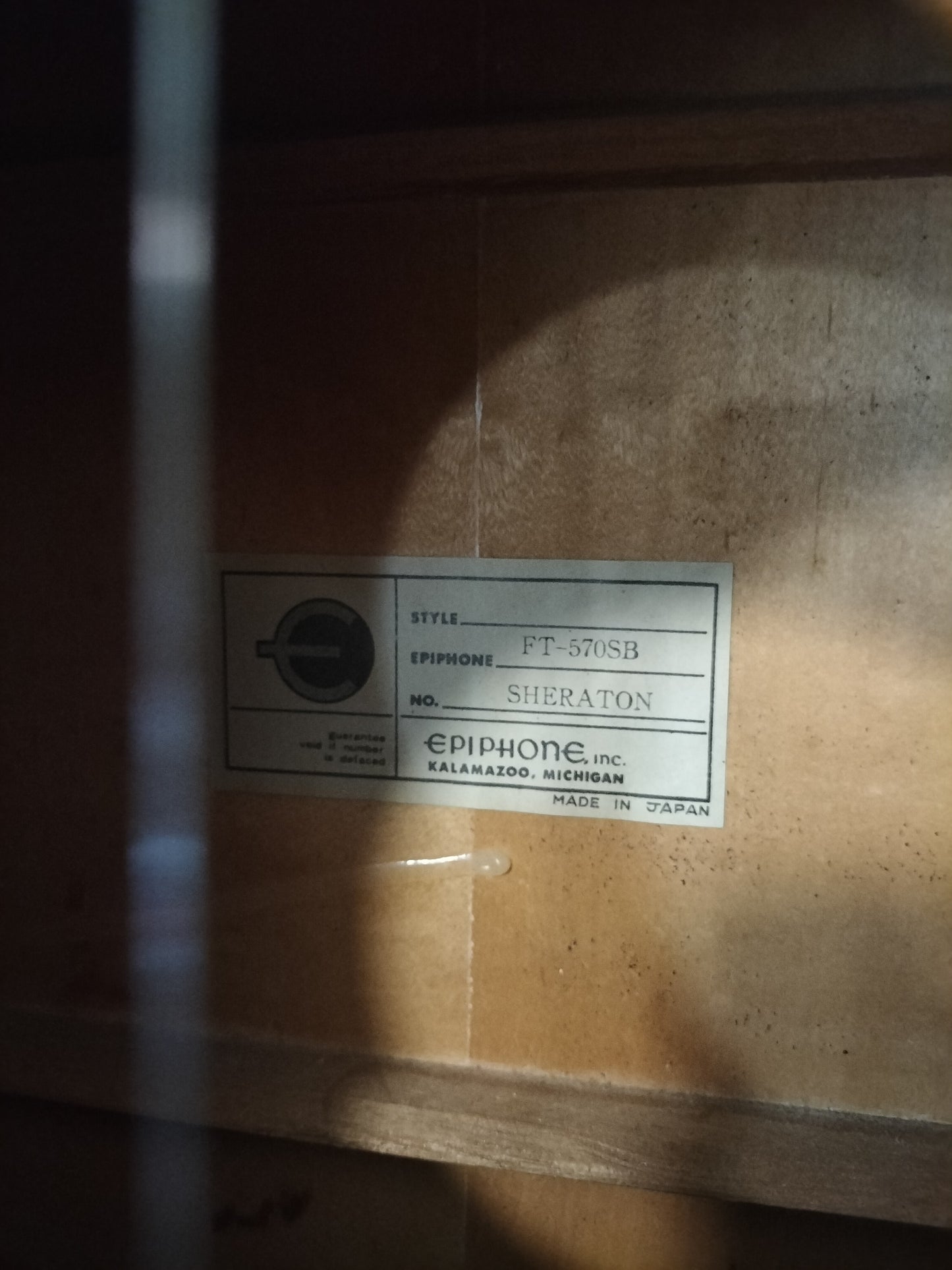 Epiphone Sheraton Vintage Jumbo